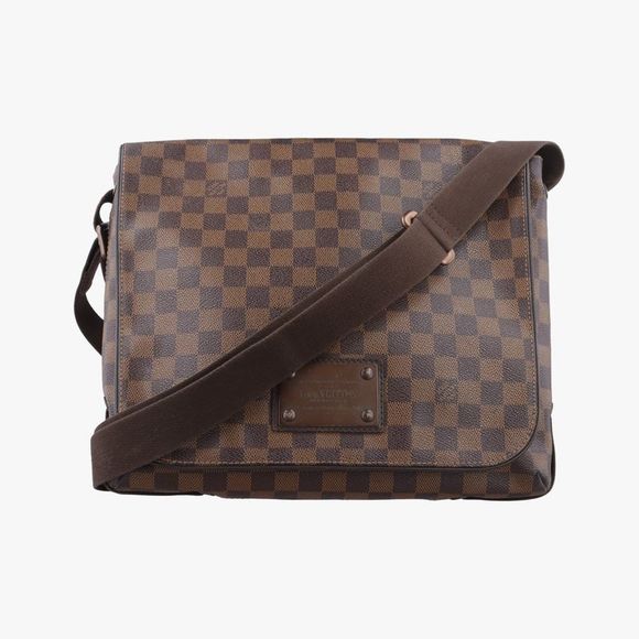 Louis Vuitton Brooklyn MM Ebène Damier Canvas N51211 Ca5100 - Picture 1 of 10